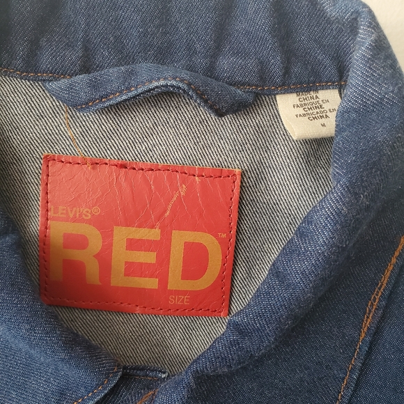 SOLD - NWOT! Levi's RED RARE Denin Jean Jacket - Picture 2 of 11